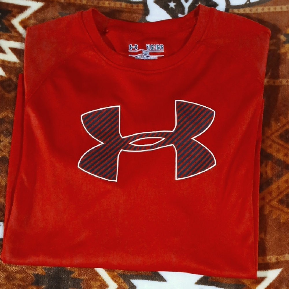 Under Armour Boy's Red Shirt